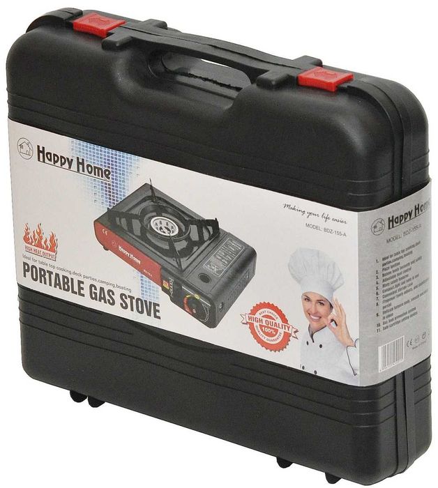 Плита газовая портативная  "Happy Home" BDZ-155-A, ins165