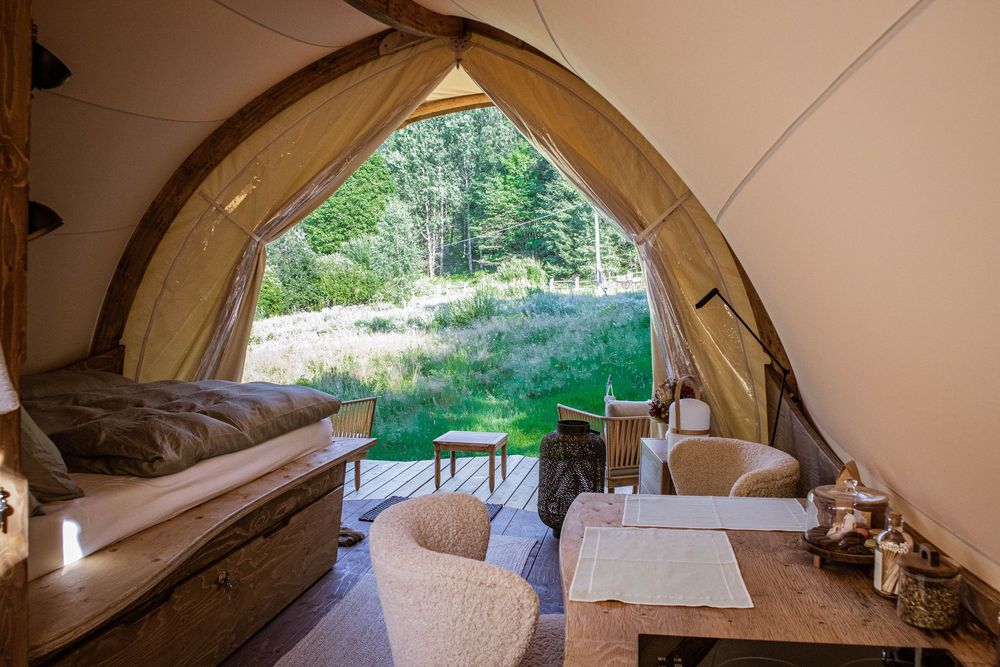 Ekskluzywny  moduł glamping  STROHBOID-Luksus/Tiny House/Mobilny Dom