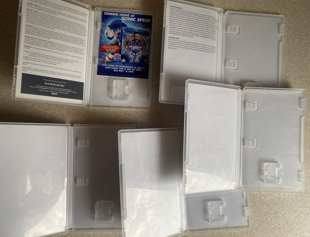 Коробка от игр Nintendo switch