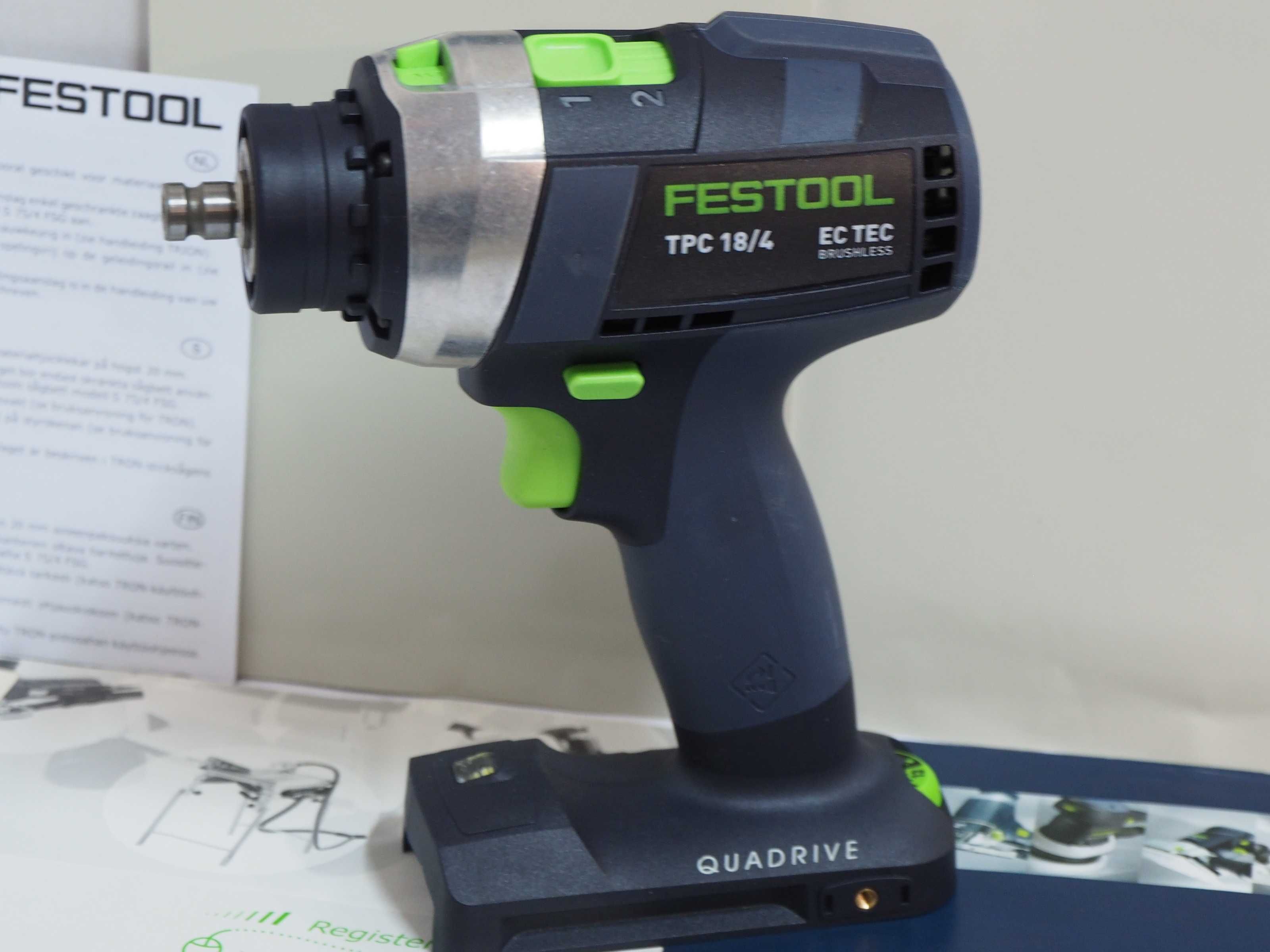 Wkretarka udarowa FESTOOL TPC 18/4 -bezszczotkowa 4 biegi 75Nm