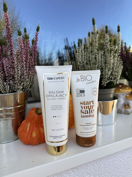 tan-Expert + be Bio. Balsam opalający + gratis balsam brązujący.