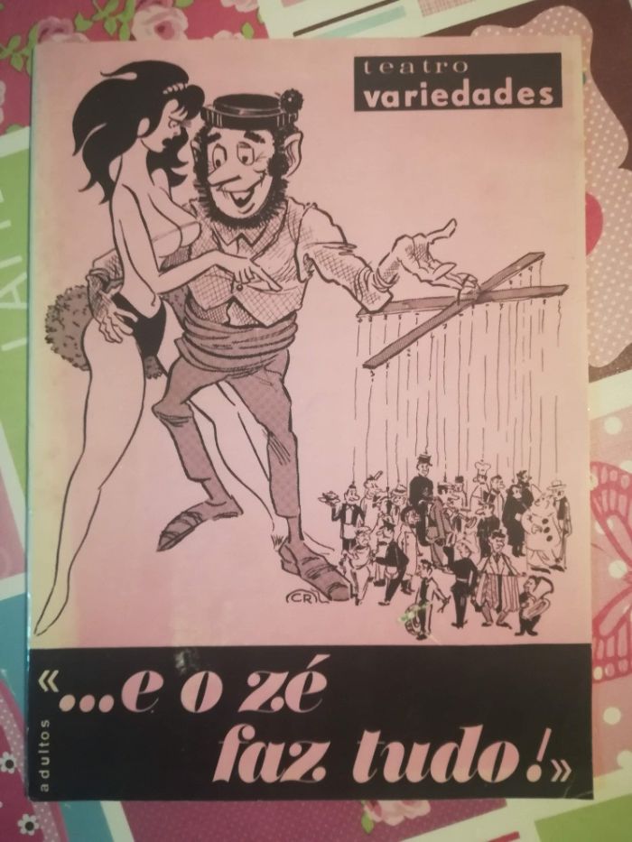 Programa da peça/revista T Variedades "..e o ze faz tudo!" de 1970