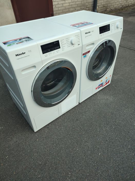 Miele Pralka W1+ suszarka T1 pompa ciepla A+++