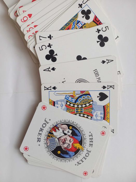 Karty do brydża z lat 70-tych