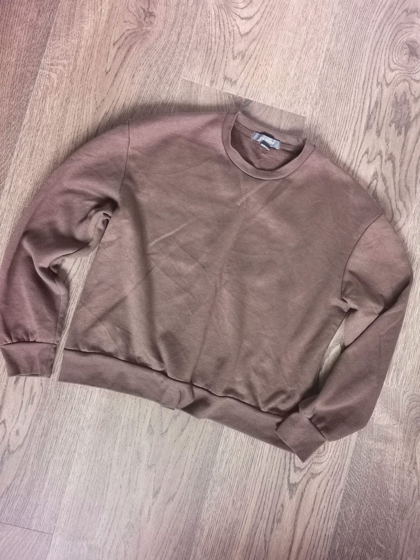 Primark brązowa bluza basic, rozmiar XS