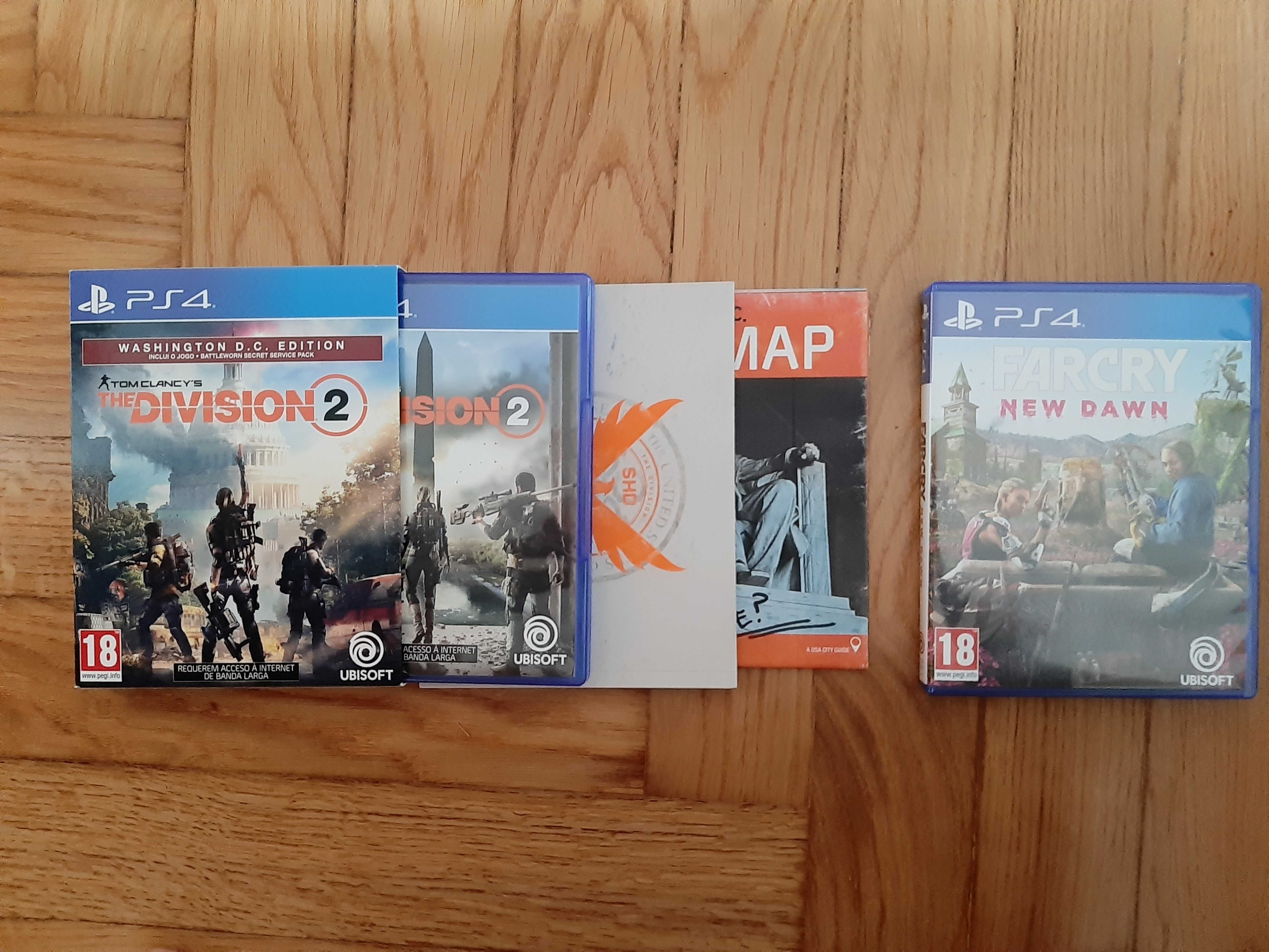 Jogos para ps4 (FARCRY New Dawn e Tom Clancy's The Division 2)