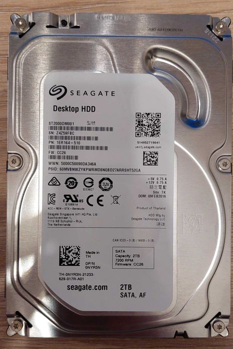 Dysk SEAGATE Desktop HDD 2TB ST2000DM001 OKAZJA!!!