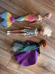 barbie 3 szt syrenka anna z krainy lodu