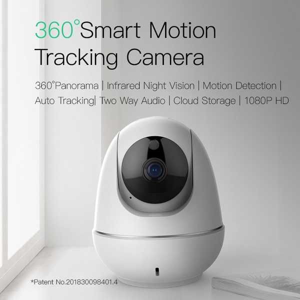 Camera de Vigia Rotativa IP 1080P HD 100º / 355º