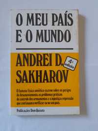 Livro O Meu País e o Mundo - Andrei Sakharov
