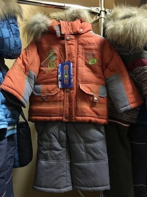 Детский зимний комбинезон с курткой для мальчика Donilo 2640 размер 74