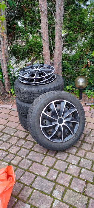 Opony zimowe 185/60 R15 w dobrym stanie