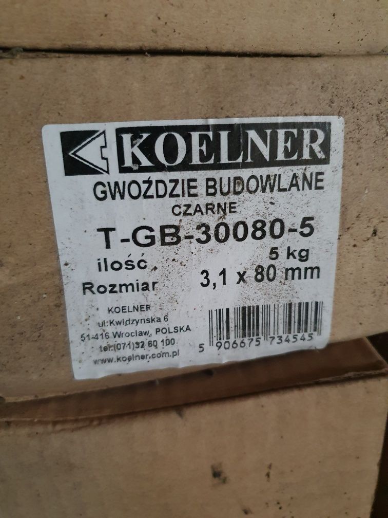 Gwoździe budowlane koelner 3x80