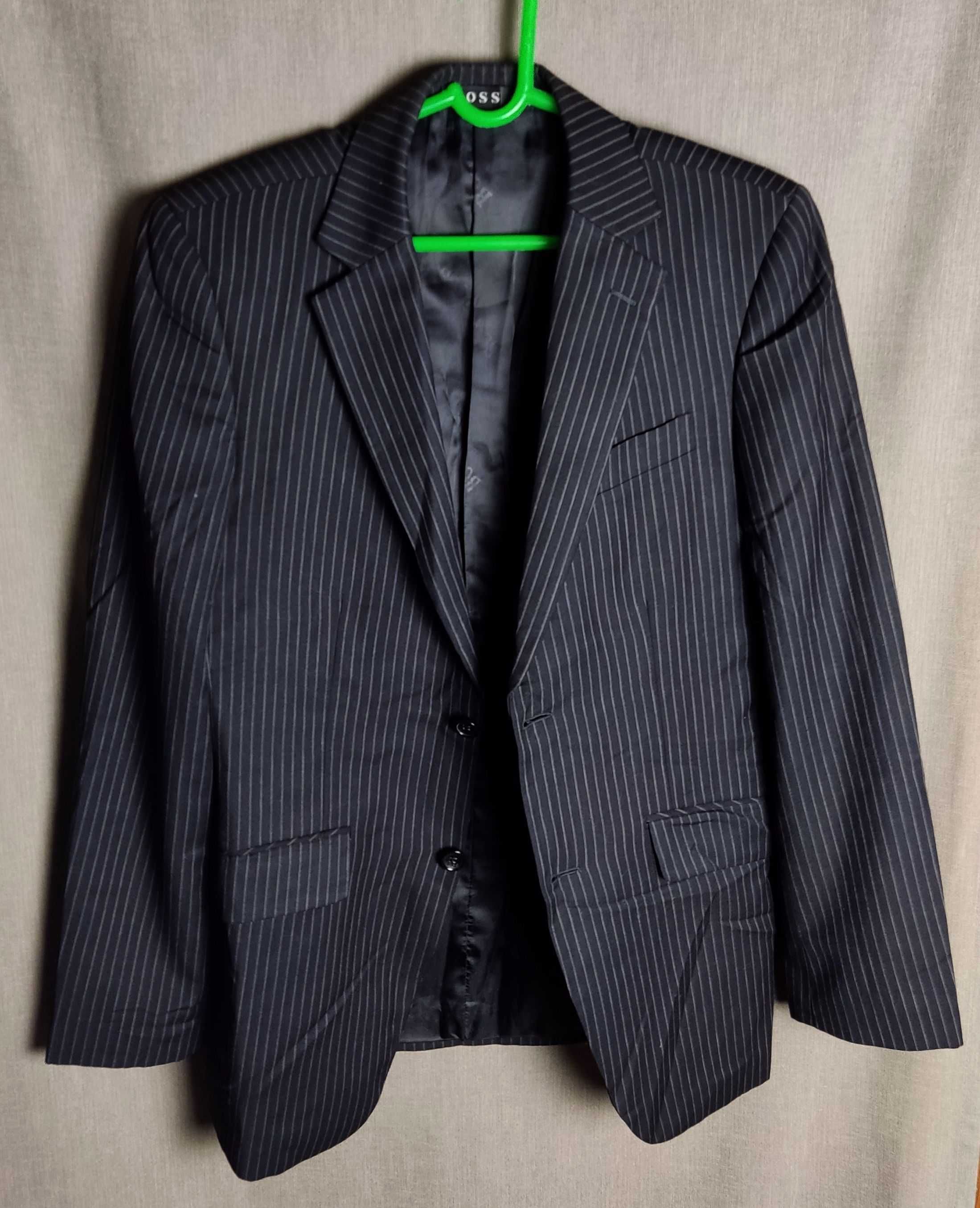 Hugo Boss marynarka w paski męska r. 48
