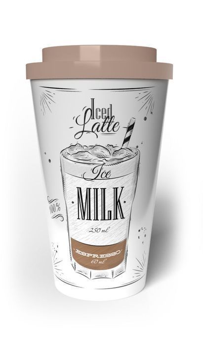 Kubek Termiczny Podwójne Ścianki Coffee 500Ml Iced Latte