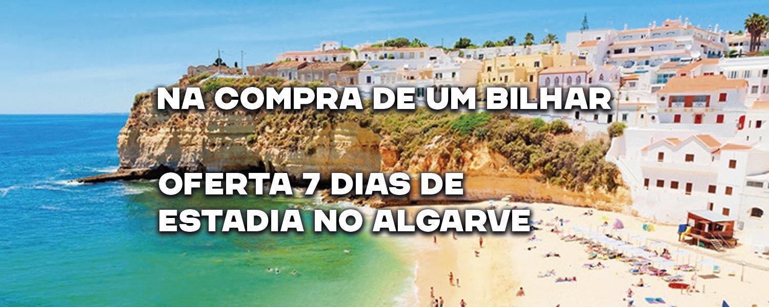 Bilhar Slim Novo oferta  voucher 7 dias estadia algarve+tampo jantar