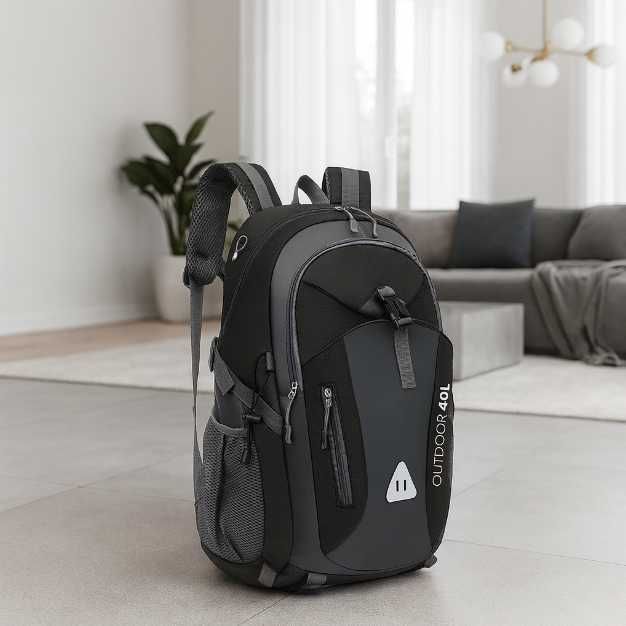 2w1 Mocny XXL Plecak Turystyczny Biwakowy w Góry 40L +GRATIS Organizer