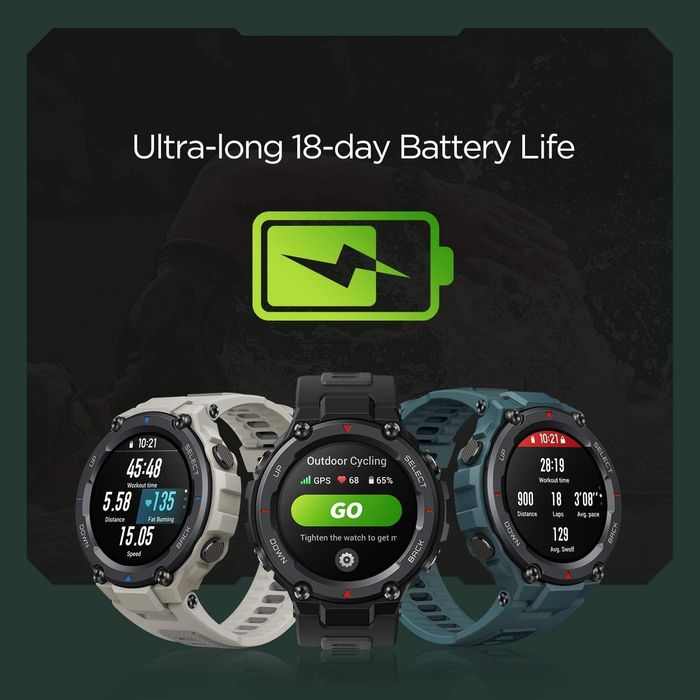 Smartwatch Amazfit T-Rex Pro – Como Novo
