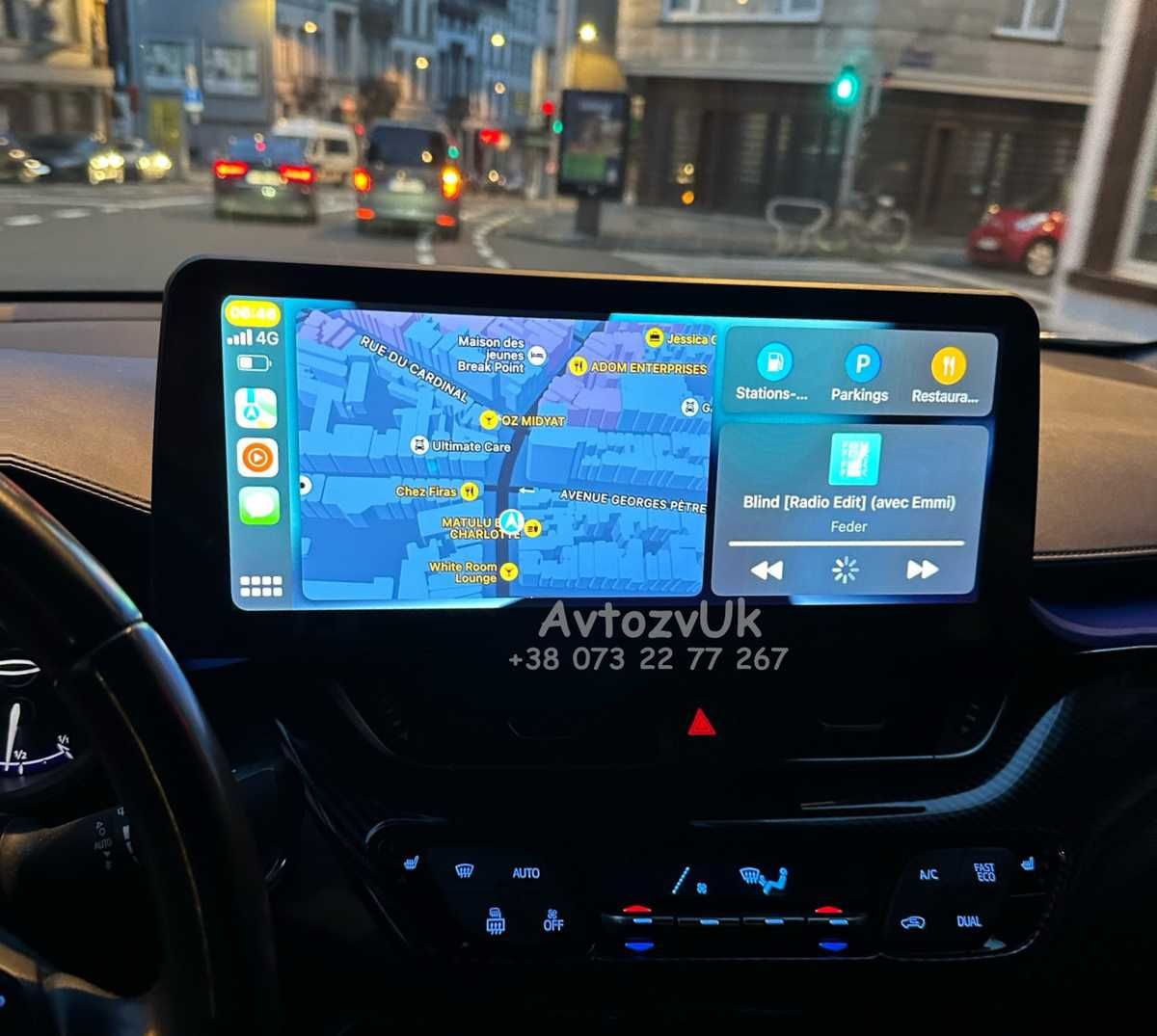 Магнитола AQUA PRIUS C Toyota GT86 C-HR CHR Subaru BRZ CarPlay Android