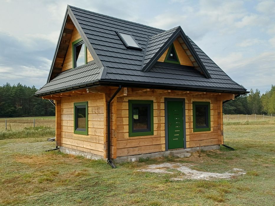 Sprzedam nowo wybudowany  Dom z bala świerkowego