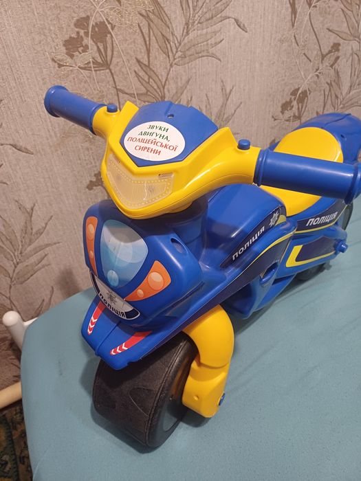 Дитячий  талокар мотоцикл поліція