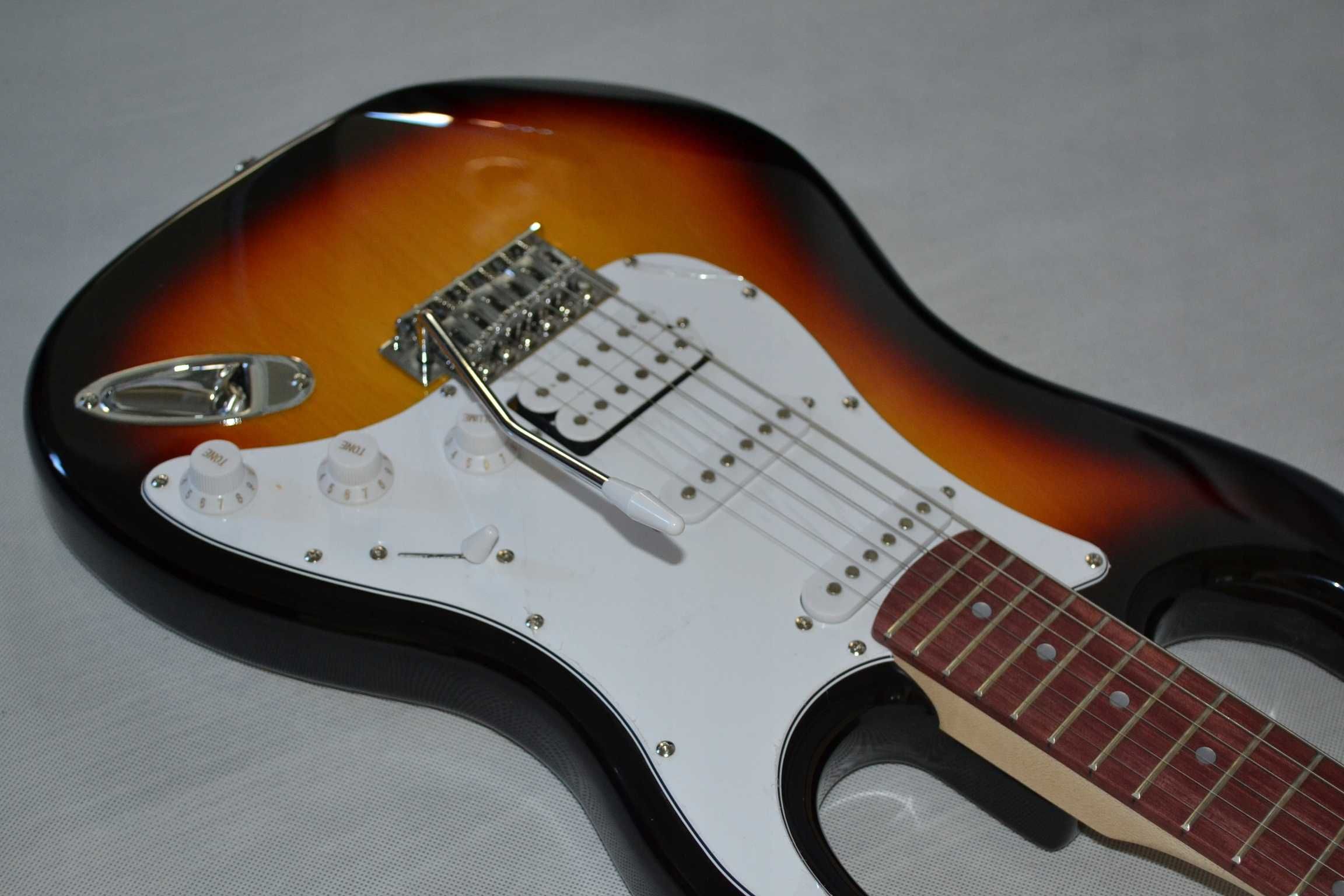 Harley Benton ST-20 HSS SB STRATOCASTER nowa gitara -ustawiona!