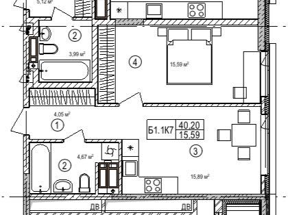 ЖК Терракота, 1-к.кв.40м2, м.Вырлица-5мин пешком, пр.Бажана