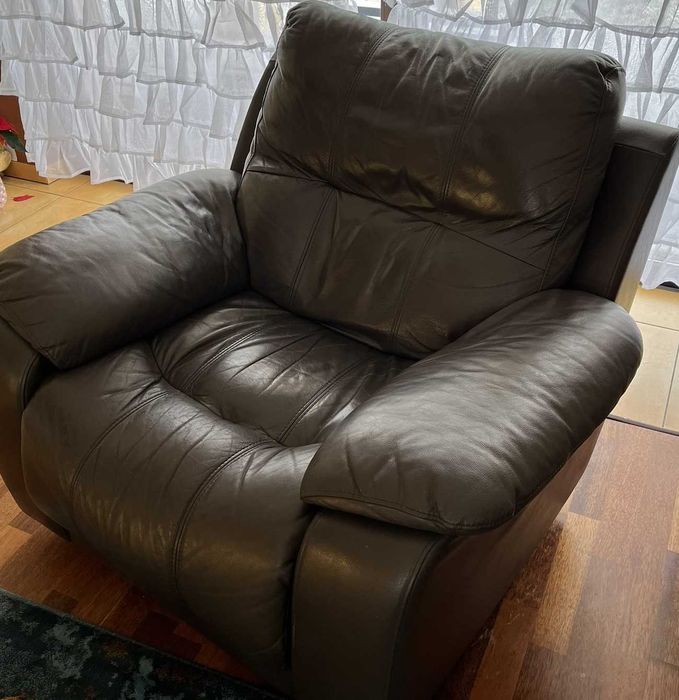 Zestaw wypoczynkowy GALA skórzany