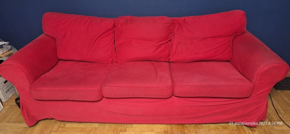 Sofa czerwona IKEA