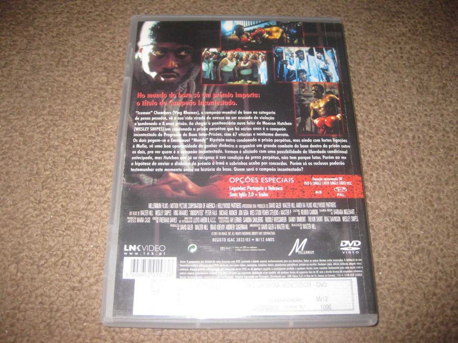 DVD "Só Um Será Vencedor" com Wesley Snipes/Raro!