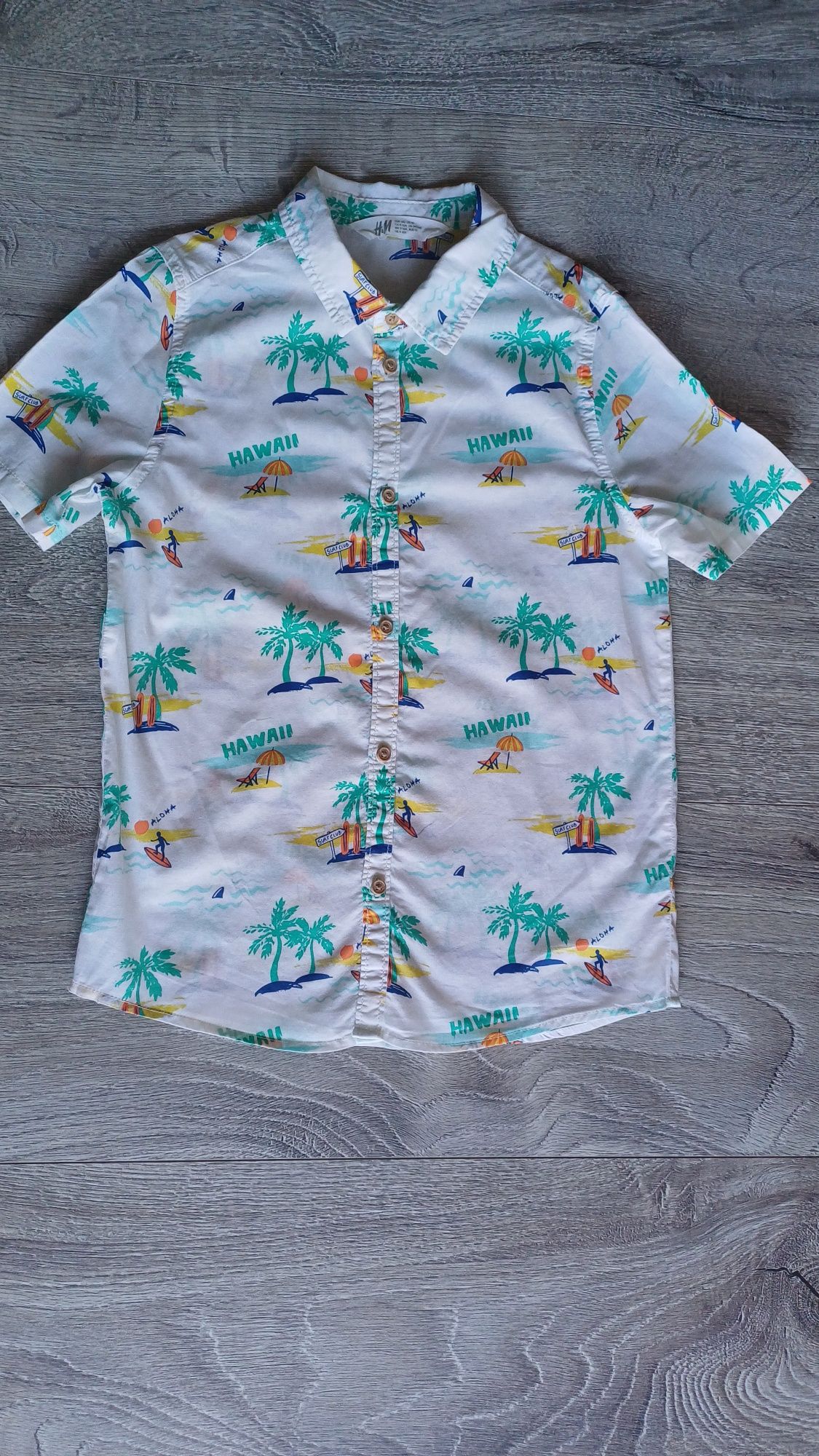 Koszula z krótkim rękawem H&M 140