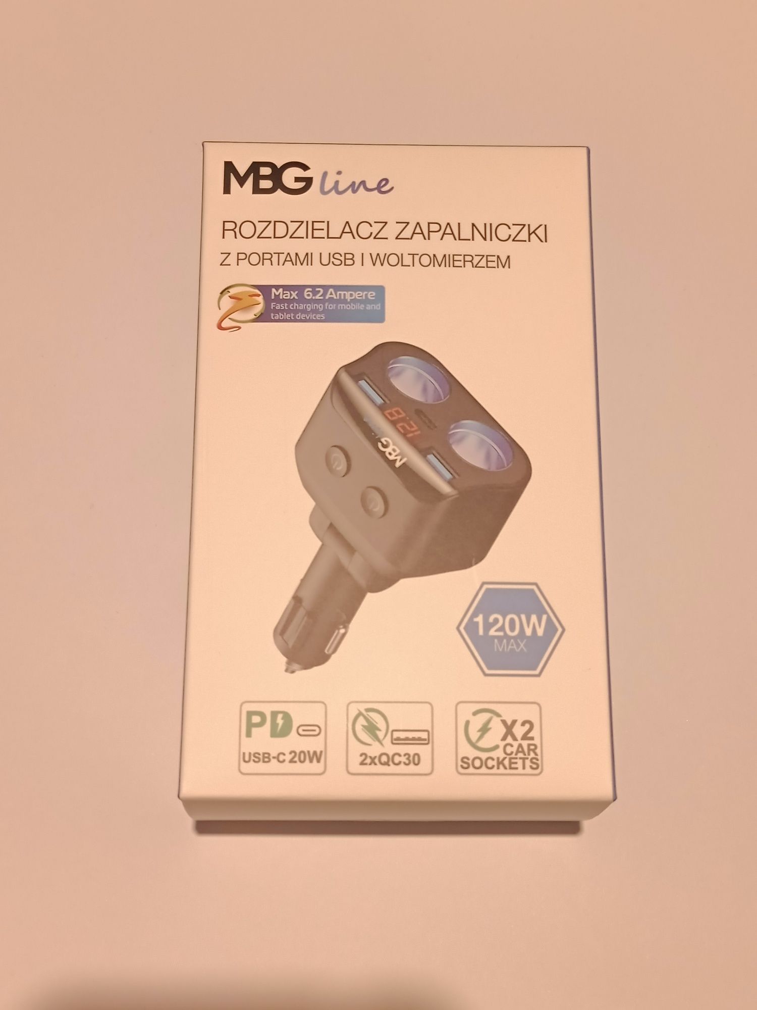 Rozdzielacz gniazda zapalniczki MBG LINE HC69PD