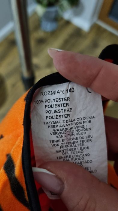 Przebranie strój kostium tygrys tygrysek dzień postaci z bajek 134