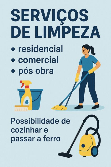 Serviços de limpeza