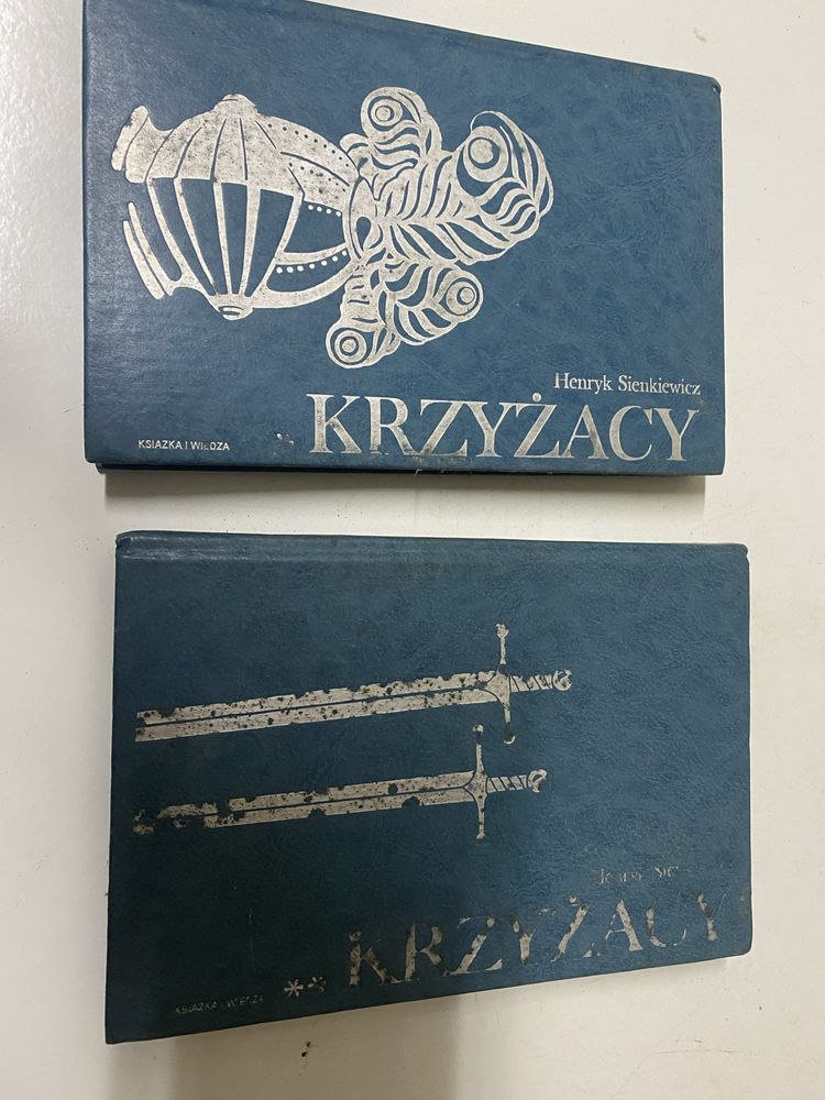 Krzyzacy Henryk Sienkiewicz 2 tomy twarda oprawa