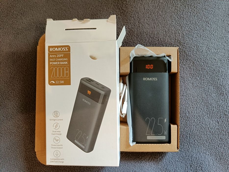 Павербанк Romoss Ares 20PF 20000 22.5W