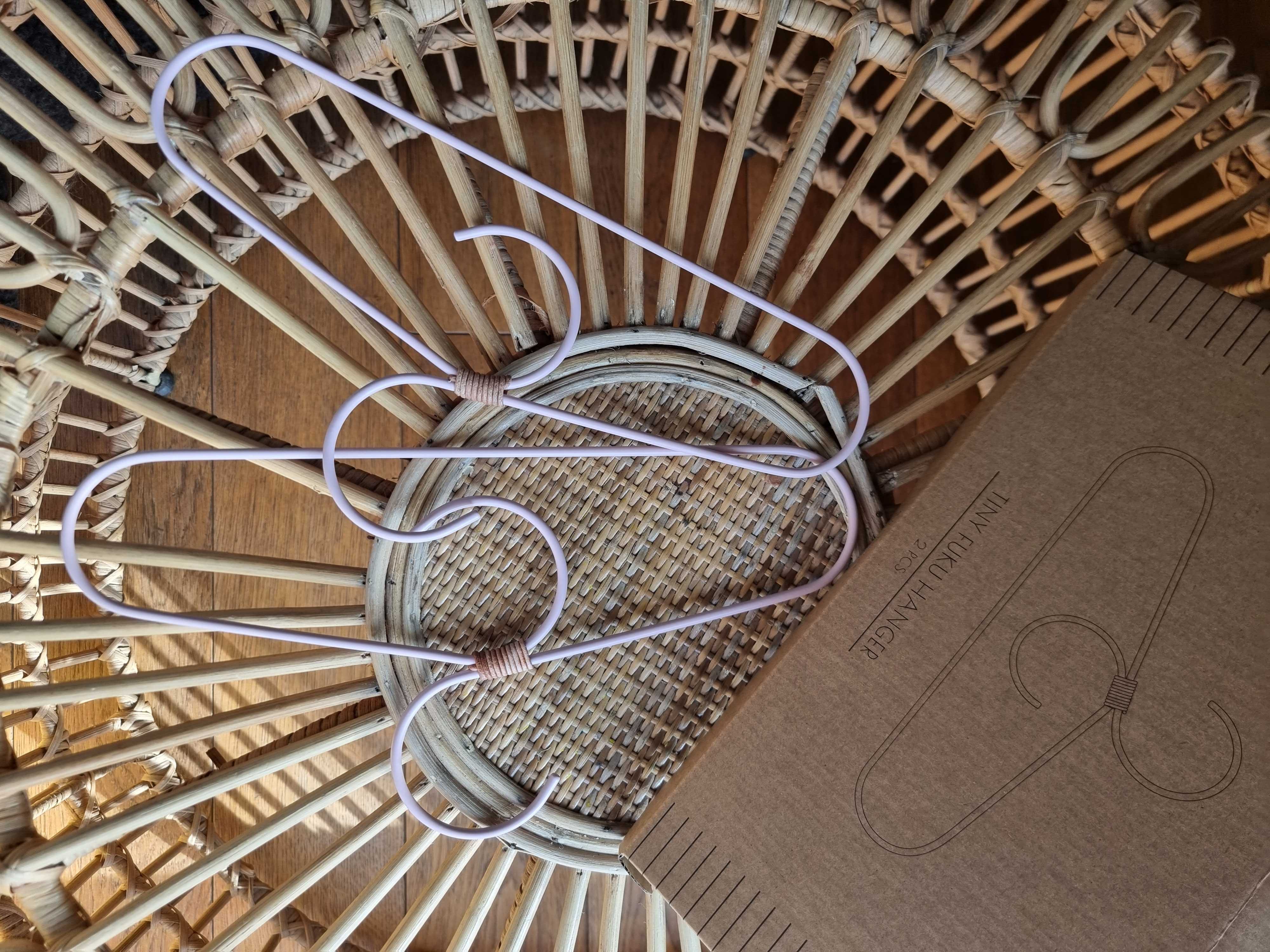 Oyoy wieszaki dziecięce tiny fuku hanger 2szt ozdobne skóra
