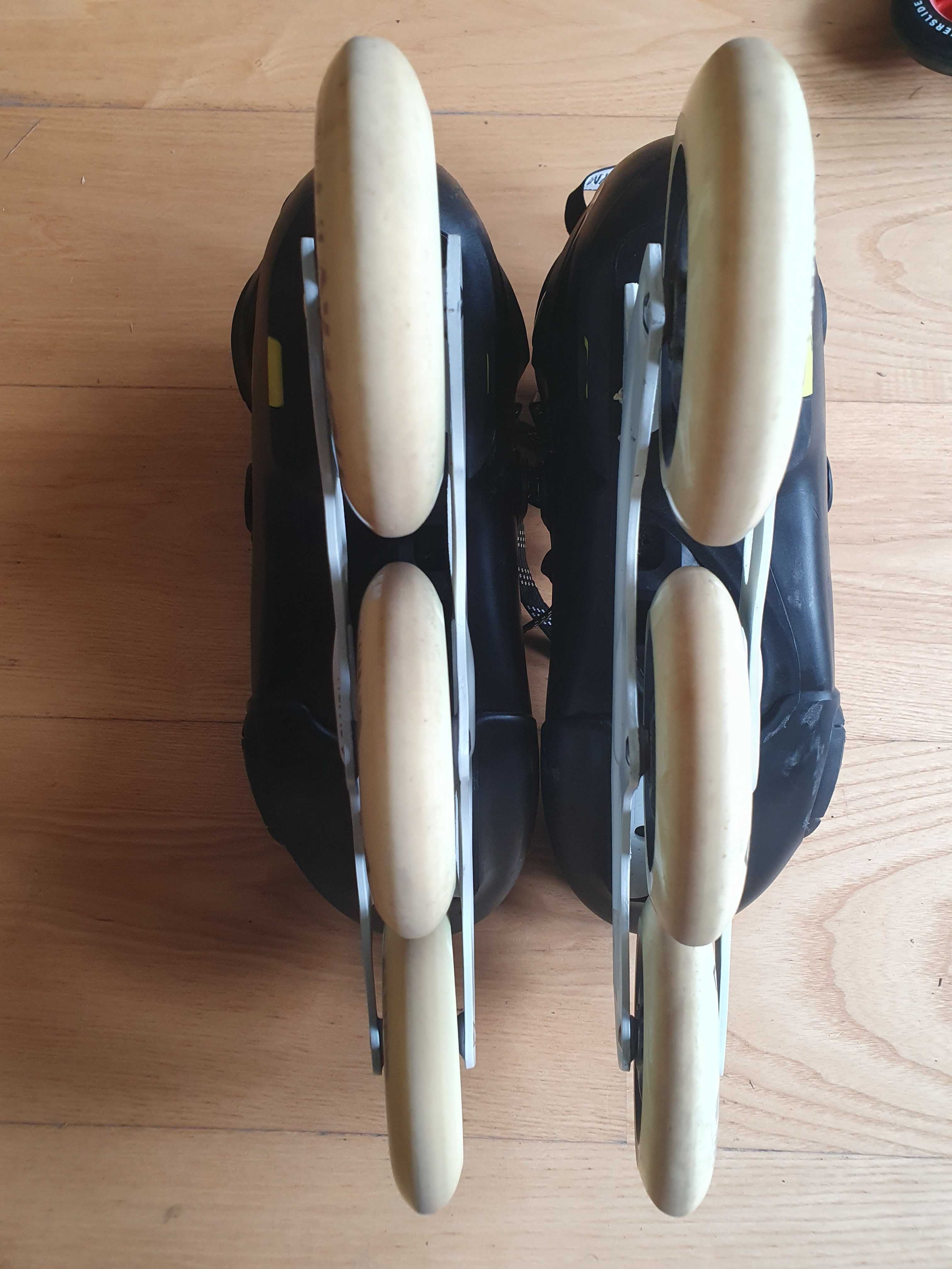 Powerslide Imperial r 45-46 wkł 290-298mm 3x110 mm Rolki Szybkie FSK