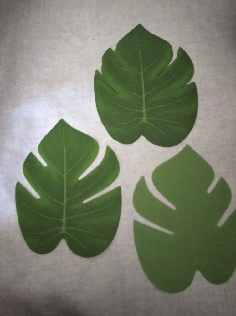 Liść monstera do np naklejenia i nie tylko