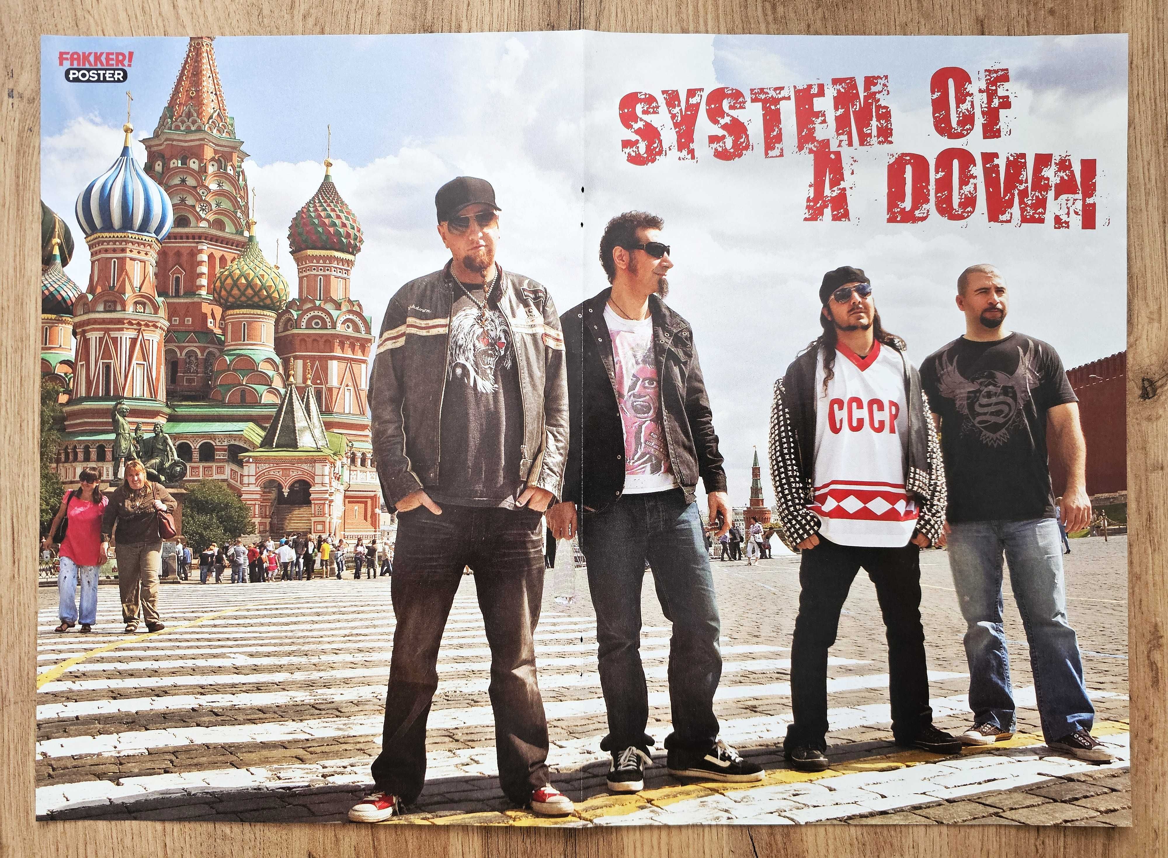 UNIKAT! Magazyn muzyczny - Plakat: SYSTEM OF A DOWN - Format A3 - NOWY