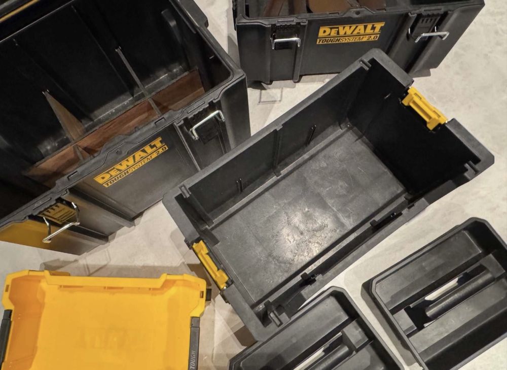 Skrzynie walizki kufry DeWalt ToughSytem2.0 bdb dodatki