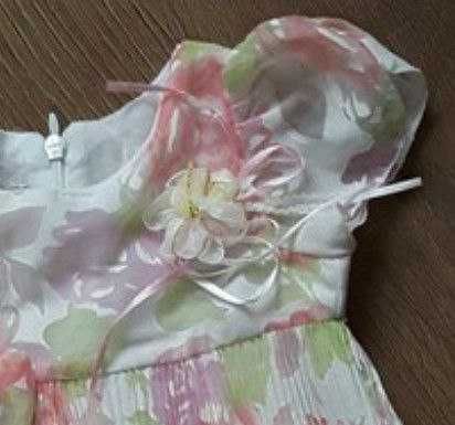 Ніжна нарядна дитяча сукня плаття на маленьку дівчинку 1-2 р (Франція)