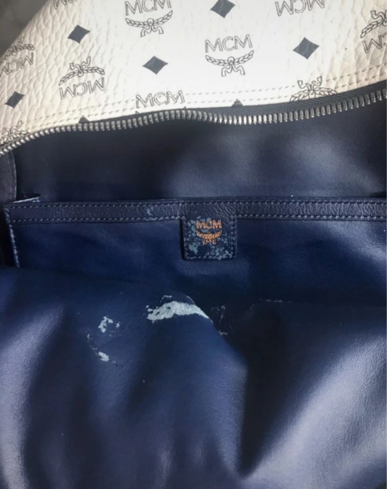 Mochila MCM Original com Bolsa Destacável