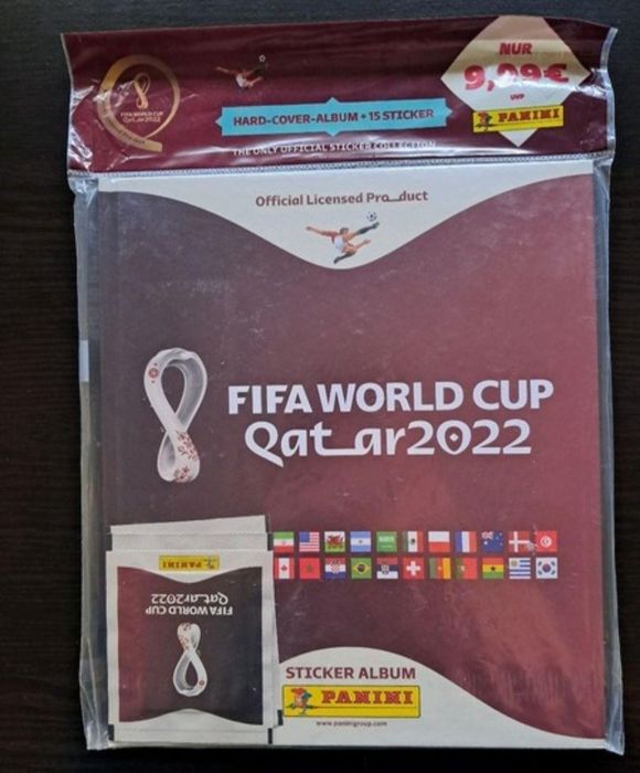 Caderneta selada Capa dura FIFA World Cup Qatar 2022 da Panini