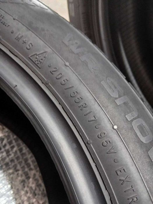 *Шини Nokian 205/55R17. 4шт. Зима 2021р. (566)