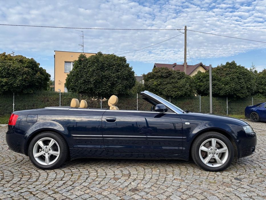 Audi A4 Cabrio 3.0 benz 220KM Automat Stan Idealny Skóra Klimatronik I właściciel