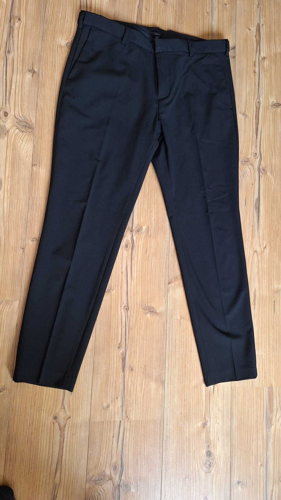 Spodnie garniturowe czarne, H&M, Skinny Fit, EUR 36