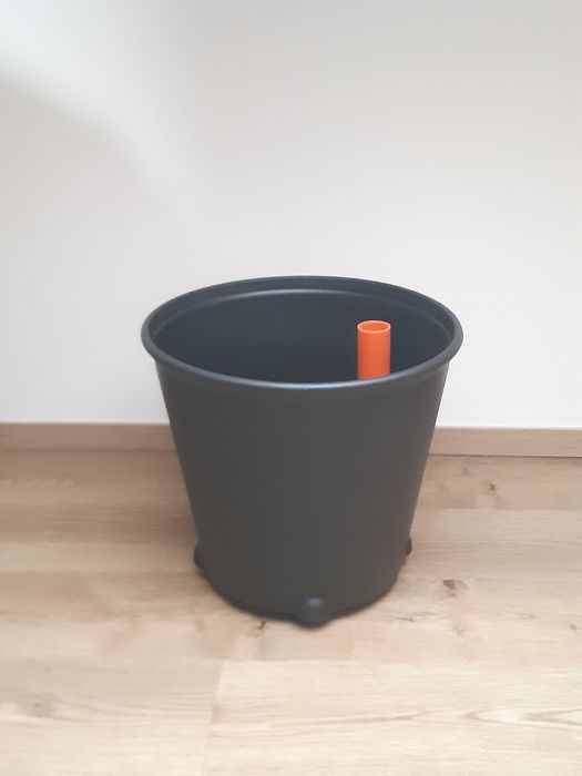 IKEA PS FEJÖ Vaso c/rega automática, preto, 32 cm