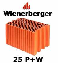 Pustak Wienerberger Porotherm 25 P+W kl.15 pustak ceramiczny