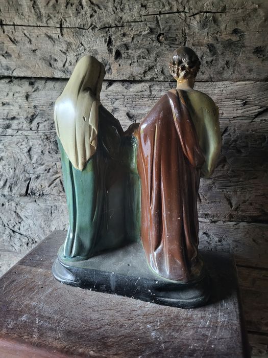 Święta Rodzina Stara figurka